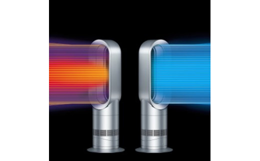 Dyson Hot + Cool AM09 ファンヒーター ホワイト/ニッケル www