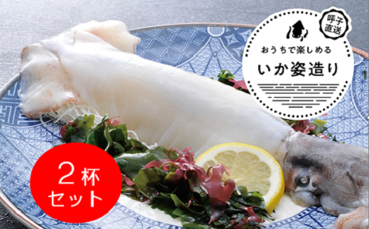 お刺身の盛り付けイメージ。日本中の人に食べてほしい佐賀県の呼子イカです。