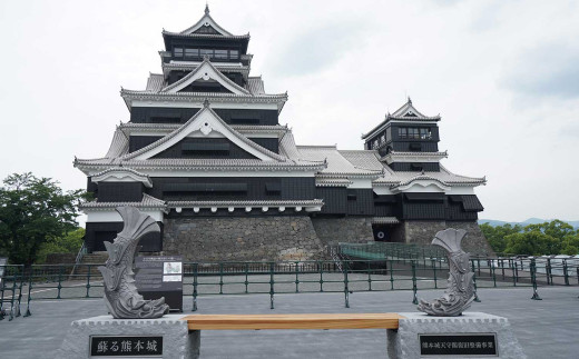 受注生産 熊本城の しゃちほこ 復元に携わった鬼師が造る 『巨大しゃちほこ』2体