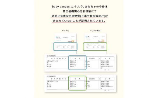 山口県下松市のふるさと納税 No.111 【特許庁意匠登録済み】 リボン型パリパリおもちゃ カモミールホワイト ／ ベビー 赤ちゃん 用品 グッズ 音 山口県