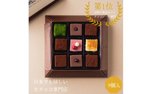 1091 生チョコレートアソートセット(９個入) 625328 - 鳥取県鳥取市
