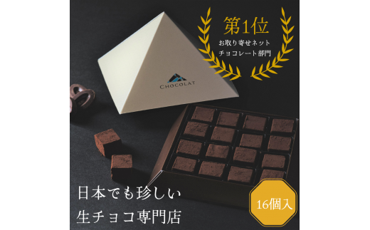 1094 生チョコレートプレーンセット(16個入) 625331 - 鳥取県鳥取市