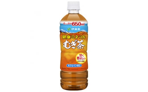 2023年3月発送開始『定期便』健康ミネラル麦茶650ml　48本(2ケース)全3回【5129010】 638124 - 兵庫県神河町