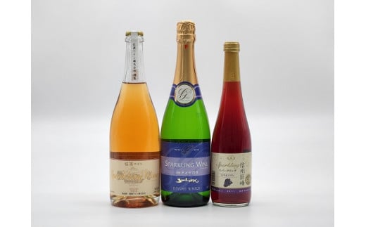 塩尻産スパークリングワイン　3本セットB[5955206] 1095072 - 長野県塩尻市