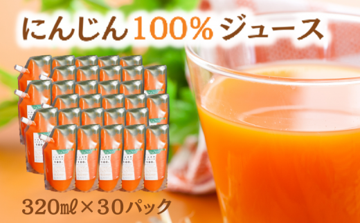 毎日飲める♪30パック【にんじん１００％】さらっと飲みやすい１００％人参ジュース