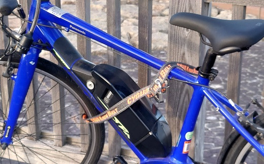 南京錠と併用して自転車の盗難防止に（※南京錠は付属していません）