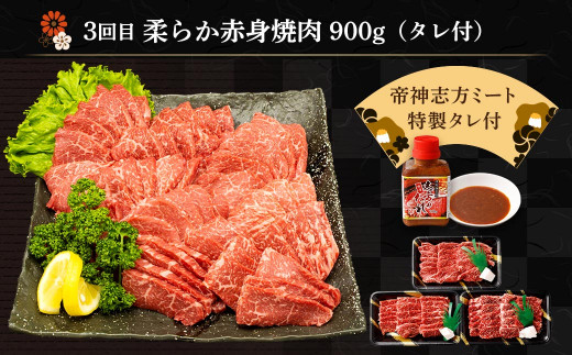 【3ヶ月定期便】熊本県産 A5等級 黒毛和牛 和王 食べ比べ