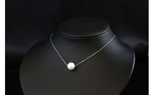 WG(K18) 南洋パール スルーネックレス (40cm) 真珠サイズ 12.0mm