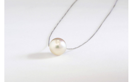 WG(K18) 南洋パール スルーネックレス (40cm) 真珠サイズ 12.0mm 真珠 ネックレス アクセサリー 装飾品 福岡県 嘉麻市