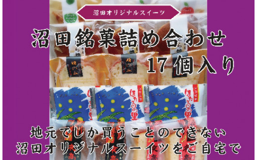 沼田銘菓詰め合わせセット（17個入）北海道産