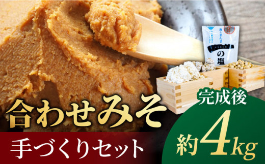阿部三郎商店 「手前味噌」手作りセット(麦)(2kg仕上がり) AW09