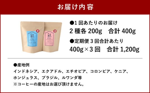 【3ヶ月定期便】 トップ スペシャリティ コーヒー 豆