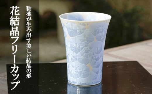 【陶あん】花結晶フリーカップ（銀藤） 745135 - 京都府京都市