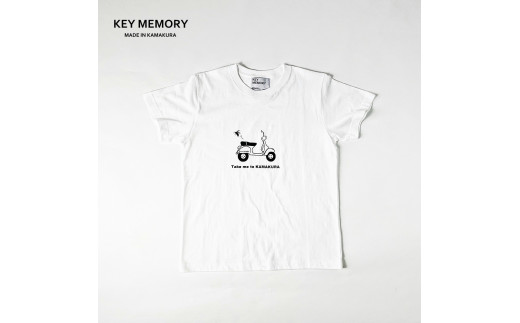 【2サイズ】【KEYEMORY鎌倉】ベスパTシャツ　WHITE 439700 - 神奈川県鎌倉市
