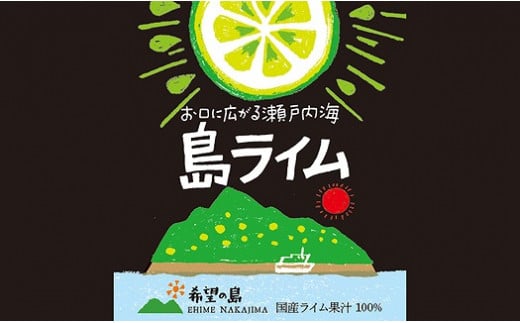 希望の島 ライム果汁 150mｌ×6本 588080 - 愛媛県松山市