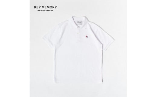 [KEY MEMORY]Three polo shirts WHITE