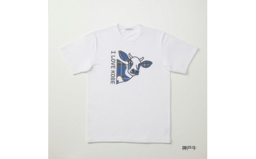 【神戸タータン】消臭機能付Tシャツ 神戸牛Lサイズ 444586 - 兵庫県神戸市