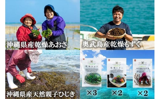 沖縄の乾物海藻セット 808654 - 沖縄県南城市