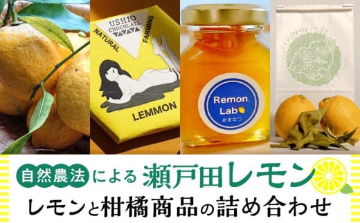 自然農レモンと自然農柑橘商品の詰め合わせセット 563948 - 広島県尾道市