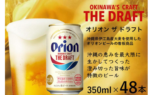 オリオン ザ・ドラフトビール 350ml缶 2ケース（24缶×2）*県認定返礼品