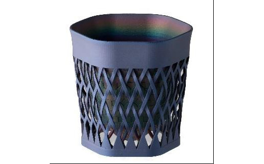 最新鋭金属3D造形システムで超越する匠の技Syuki　六角タイプ（大）（口元が六角形）（ブルー） 452444 - 兵庫県神戸市