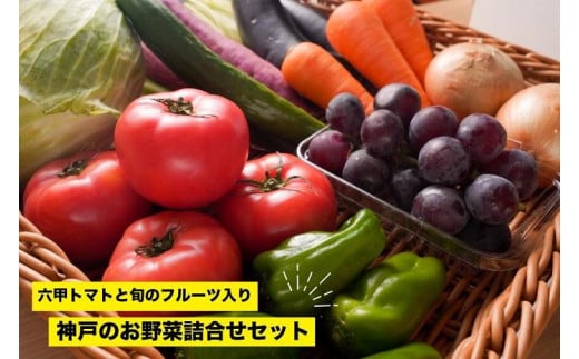 神戸のお野菜詰め合わせセット（六甲トマトと季節のフルーツ1種類入） 538573 - 兵庫県神戸市