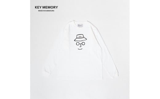 《3》【KEYMEMORY】バケットハットロングＴシャツ　WHITE 455447 - 神奈川県鎌倉市