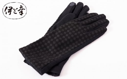 [伊と幸][白生地の老舗が贈る]輪奈天鵞絨 極上絹手袋-wana veludo gloves-[ 京都 老舗 絹織物 人気 おすすめ 刺繍 和 ファッション ギフト お取り寄せ 通販 送料無料 ふるさと納税 ]