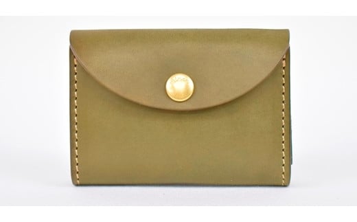 【minca】 栃木レザーのコインケース 小銭入れ カードも入る コンパクト/Coin purse 02/オリーブ　475【雑貨 ファッション 人気 おすすめ 送料無料】 700505 - 栃木県栃木市