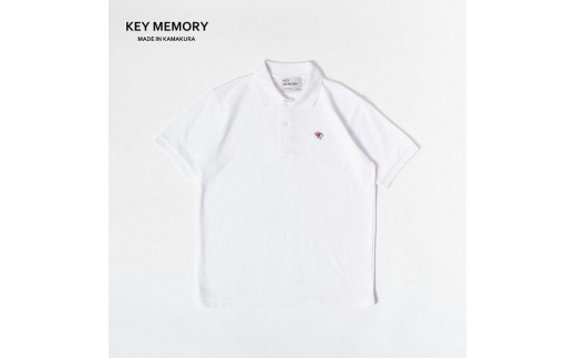 《2》メンズLサイズ　Three polo shirts WHITE 455993 - 神奈川県鎌倉市