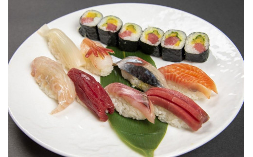 札幌発祥の「トロたく」と旬の握り寿司、陶板焼ジンギスカン１名様お食事コース