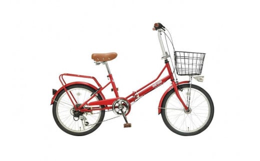 【レッド】防災対応・フル装備付き２０型折り畳み自転車 534605 - 愛知県名古屋市