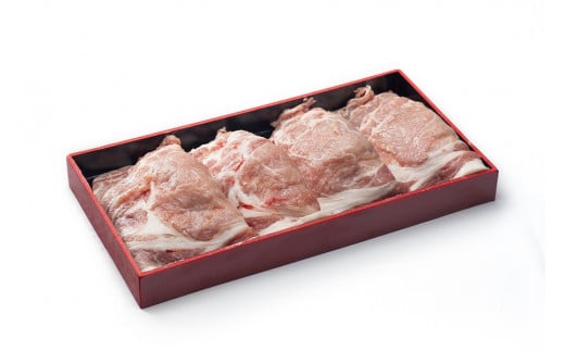 純白のビアンカ　豚ロース焼肉用 711993 - 新潟県新潟県庁