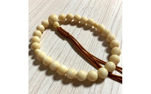 【高級】男性用白珊瑚　片手数珠 439390 - 高知県高知市
