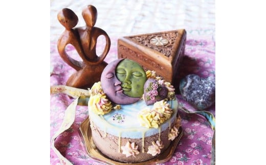 ヴィーガンケーキ「Samatwa」バースデーケーキや記念日のお祝いに、ローチョコレートケーキ【乳製品不使用】 802980 - 滋賀県彦根市