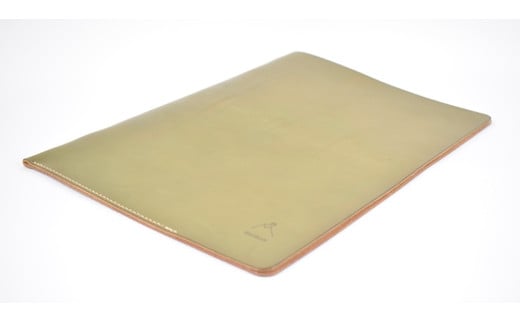 【minca】栃木レザー のA4レザーファイル 書類ケース/Document holder 01/オリーブ　485 700509 - 栃木県栃木市