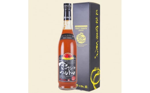 ぎゅぎゅっとフルトマ　黒ラベル（糖度9度） 500ml | 池一菜果園 池トマト トマトジュース