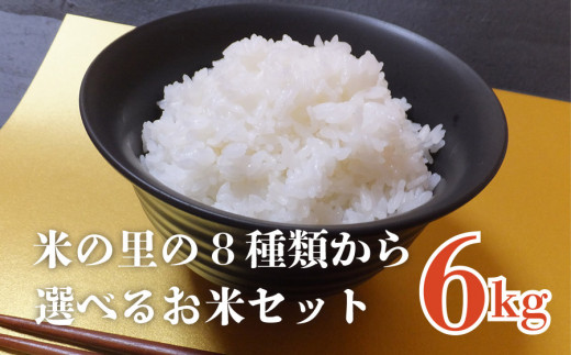 A04-005 【令和4年産】米の里の8種類から選べるお米セット 337864