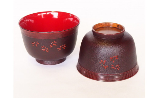 昭和初期　高級木製漆器　汁椀２個