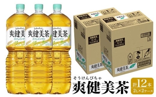 コカ・コーラ 爽健美茶 2L × 6本 2