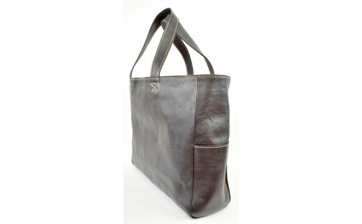 【全5色】栃木レザー トートバッグ02L 大容量 ハンドステッチ B4サイズ パソコン 肩掛け/Tote bag 02/L/ブラック/minca　383