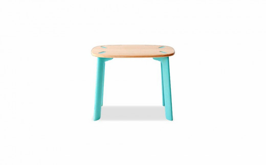 旭川家具 いさみや pon(ポン) Bambi Table(バンビテーブル) ソーダ色