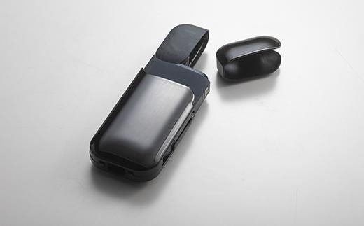 山中漆器 IQOS2.4／2.4PLUSカバー 本漆 黒塗り（本体ケース＋蓋ケース