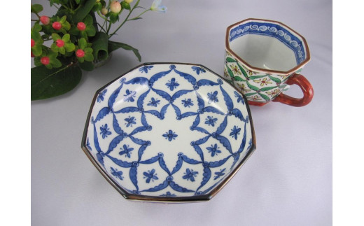 京焼 手描き鳥と花模様の陶器皿 3点セット(京陶きよみず 京焼 手描き鳥と花模様の陶器皿 3点セット(京陶きよみず