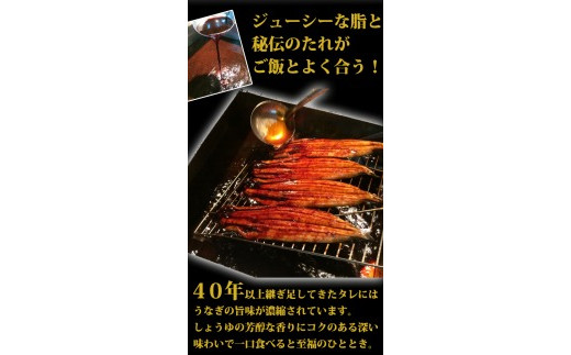 大型サイズふっくら柔らか　国産うなぎ蒲焼き　3尾