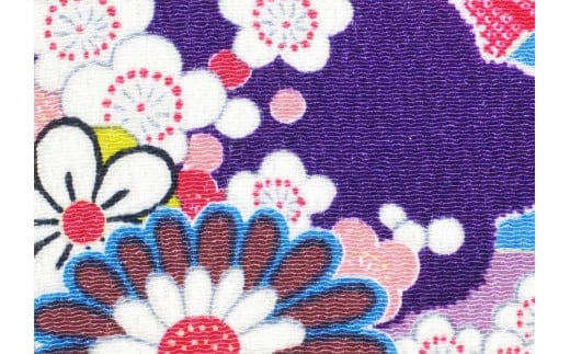 みすや忠兵衛】お裁縫揃い 着物柄 (14品揃い) ＜紫＞ - 京都府