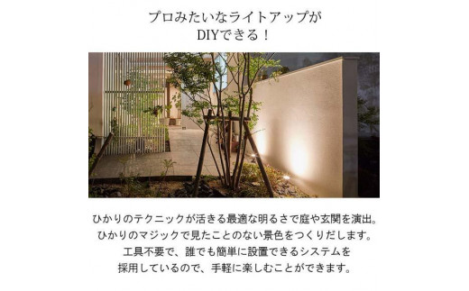 和歌山県海南市のふるさと納税 75698800 ひかりノベーション 壁のひかり 基本セット