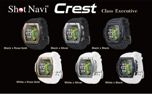 ショットナビクレストShot Navi Crest 腕時計型GPSナビBLACK