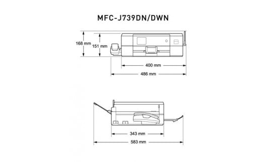 ブラザー インクジェット複合機】MFC-J739DN - 愛知県名古屋市