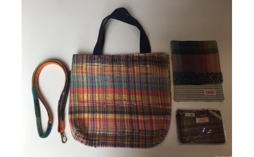 就労支援施設で心を込めて作ったさをり織り商品セット（B） 912954 - 兵庫県豊岡市